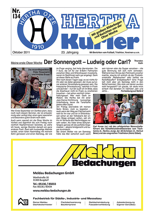 Titelseite Hertha Kurier 134