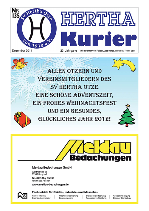 Titelseite Hertha Kurier 135
