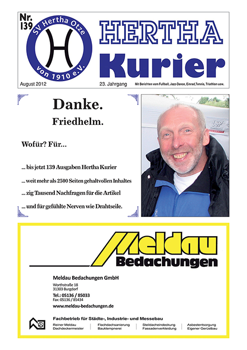 Titelseite Hertha Kurier 139