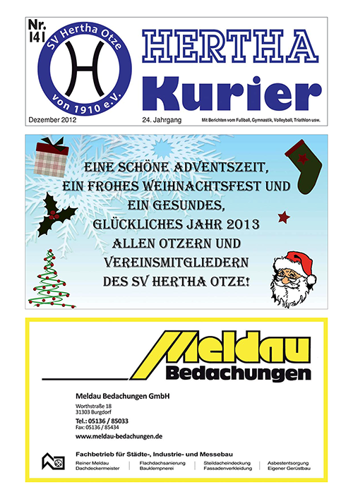 Titelseite Hertha Kurier 141
