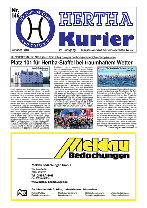Titelseite Hertha Kurier 146