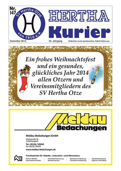 Titelseite Hertha Kurier 147