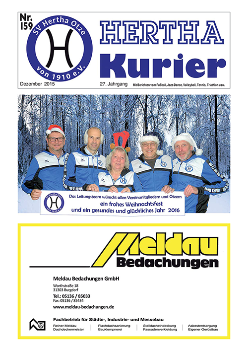 Titelseite Hertha Kurier 159