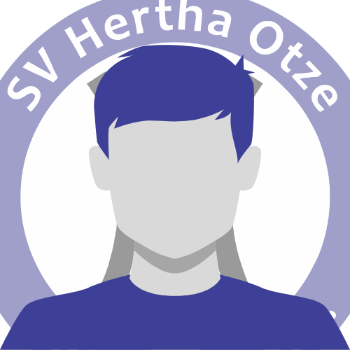 Platzhaltergrafik für eine offene Position beim SV Hertha Otze – stilisierte Person ohne Gesichtszüge.
