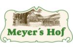 Logo von Meyer’s Hof mit stilisierter Hofzeichnung und grünem Schriftzug